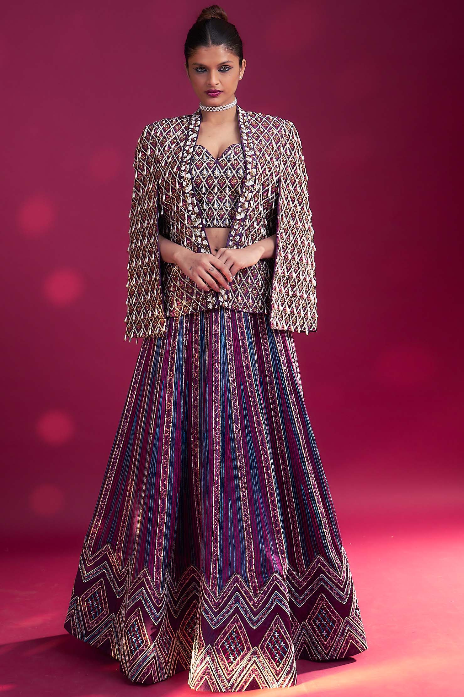 Lehenga jacket blouse hotsell