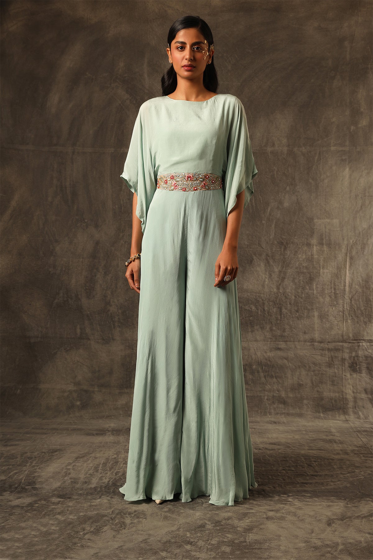 Menta Verde Flared jumpsuit