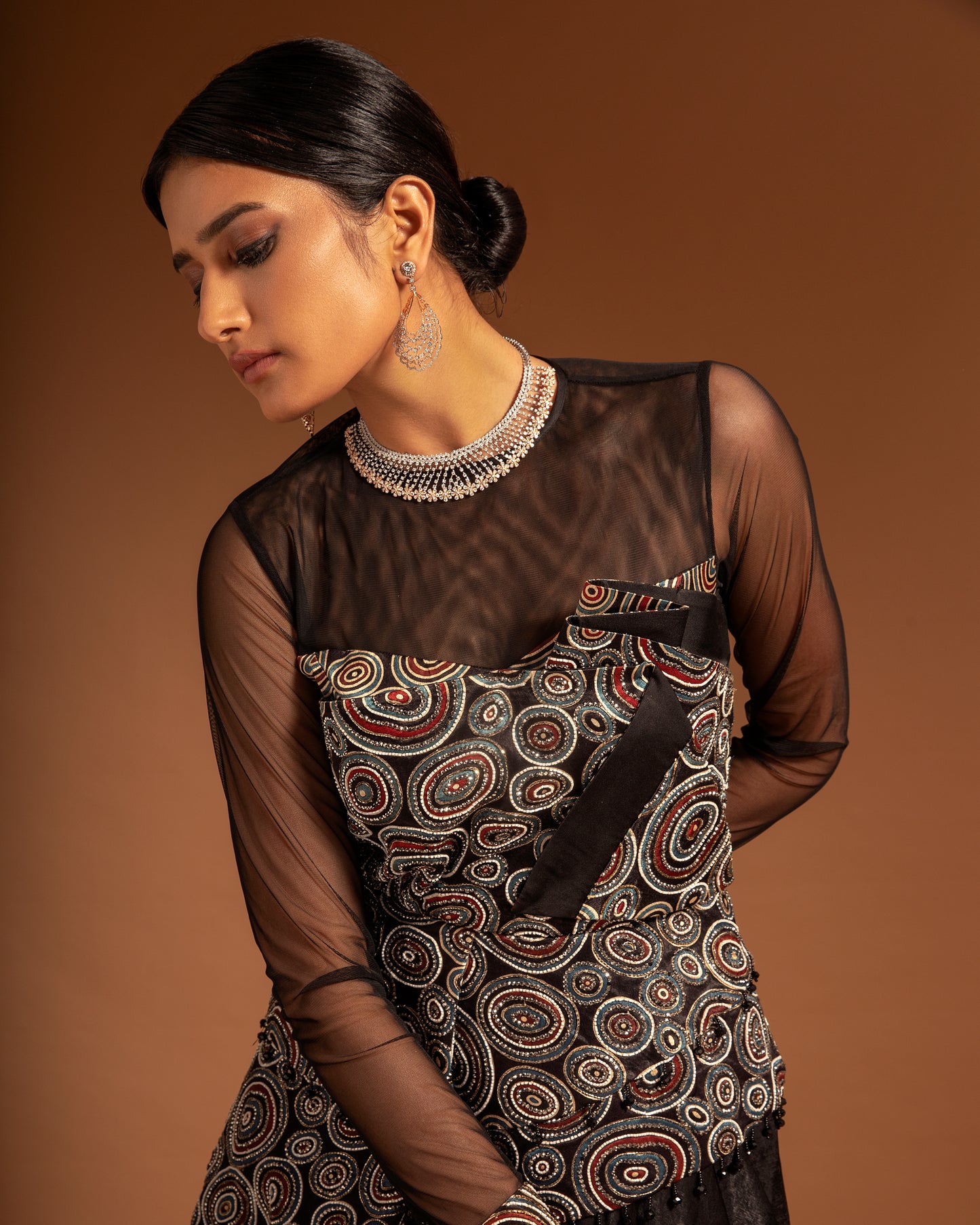 Structured Gown Saree